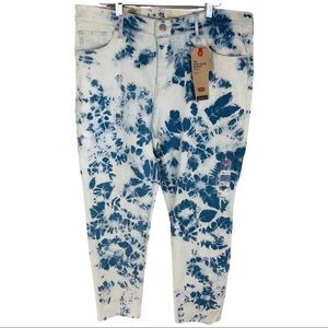 Levi’s 721 High Rise Skinny Ankle Tie Dye Jeans